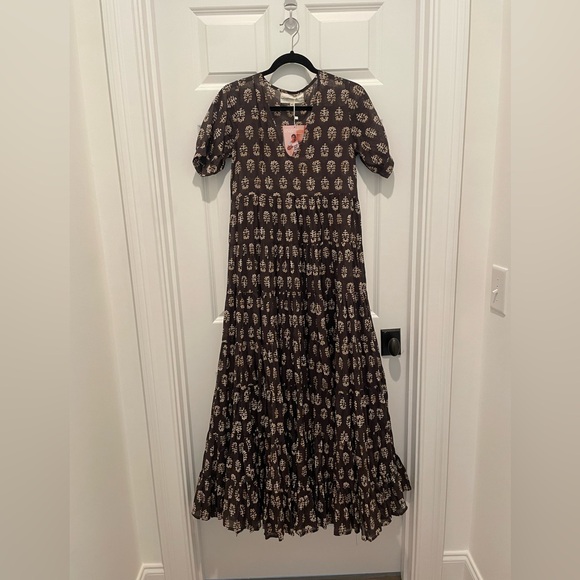 Daughters of India Dresses & Skirts - Daughters of India, Chaaya Maxi Dress, eggplant